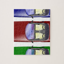 Farbige Autos Puzzle