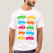 Farbige Autos T-Shirt (Vorderseite)