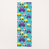 farbige Autos Yogamatte (Vorderseite)