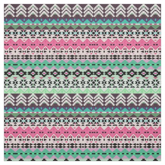 Farbige Azteken-Muster-Design Stoff (Muster)
