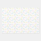 Farbige Babyfußdrucke Geschenkpapier Set (Vorderseite 3)