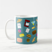 Farbige Backwaren und Backutensilien Kaffeetasse (Links)