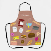 Farbige Backwaren und Backwaren Schürze (Vorderseite)