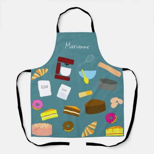 Farbige Backwaren und Backwaren Schürze (Vorderseite)