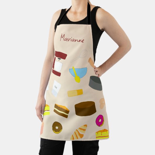 Farbige Backwaren und Backwaren Schürze (InSitu)