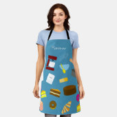 Farbige Backwaren und Backwaren Schürze (Getragen)