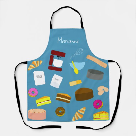 Farbige Backwaren und Backwaren Schürze (Vorderseite)