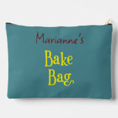 Farbige Backwaren und Backzubehör Zubehörtasche (Rückseite)