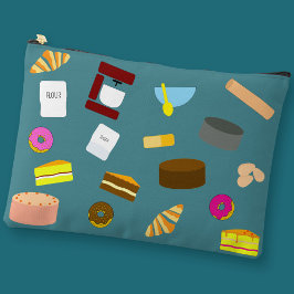 Farbige Backwaren und Backzubehör Zubehörtasche