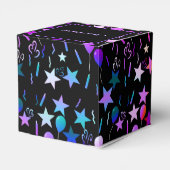 Farbige Balkone & Stars Herzenspende Box Geschenkschachtel (Rückseite)