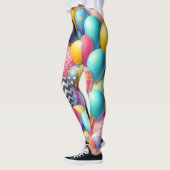 Farbige Ballonmuster Leggings (Links)