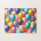 Farbige Ballonmuster Puzzle (Horizontal)