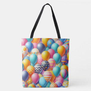 Farbige Ballonmuster Tasche