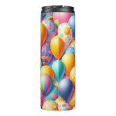 Farbige Ballonmuster Thermosbecher (Rückseite)