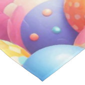 Farbige Ballonmuster Tischdecke (Schrägansicht)