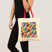 Farbige Ballonmuster Tragetasche (Vorderseite (Produkt))