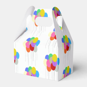 Farbige Ballons Geschenkschachtel