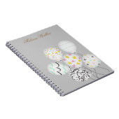 farbige Ballons niedlich Notizblock (Rechte Seite)