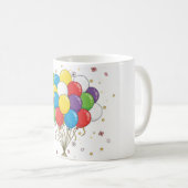 Farbige Ballons Tassendesign Kaffeetasse (VorderseiteRechts)