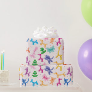 Farbige Ballontier-Verpackungspapier Geschenkpapier