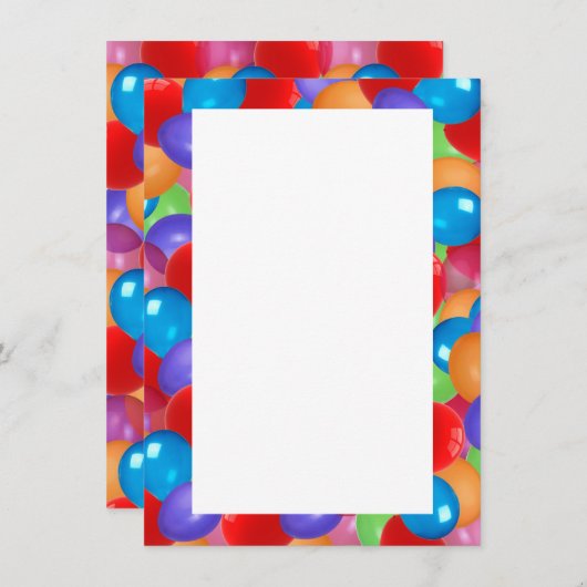 Farbige Balloons (Vorne/Hinten)