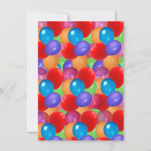 Farbige Balloons (Rückseite)