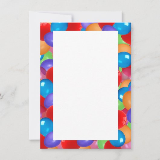 Farbige Balloons (Vorderseite)