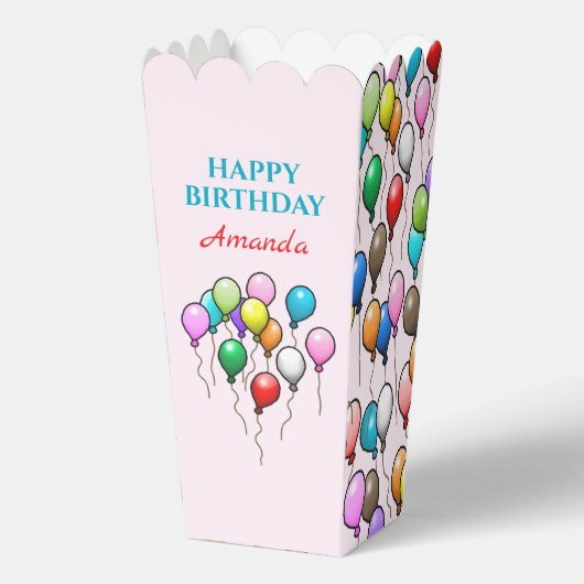 Farbige Balloons Geschenkschachtel (Vorderseite)