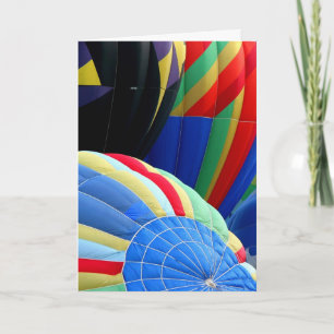 Farbige Balloons Grußkarte Karte