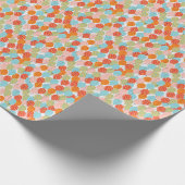 Farbige Balloons Variation Nahtloses Muster Geschenkpapier (Ecke)