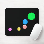 Farbige Balls Mousepad (Mit Mouse)