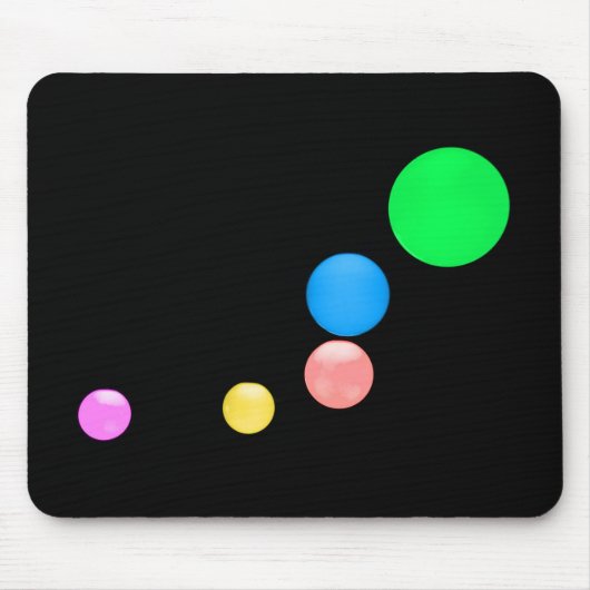 Farbige Balls Mousepad (Vorne)
