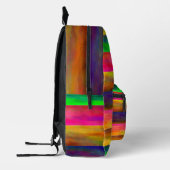 farbige Bänder Bedruckter Rucksack (Links)