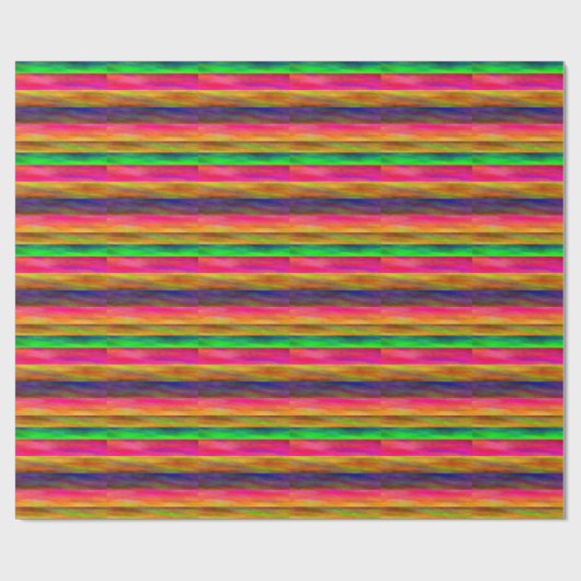 farbige Bänder Geschenkpapier (Flach)