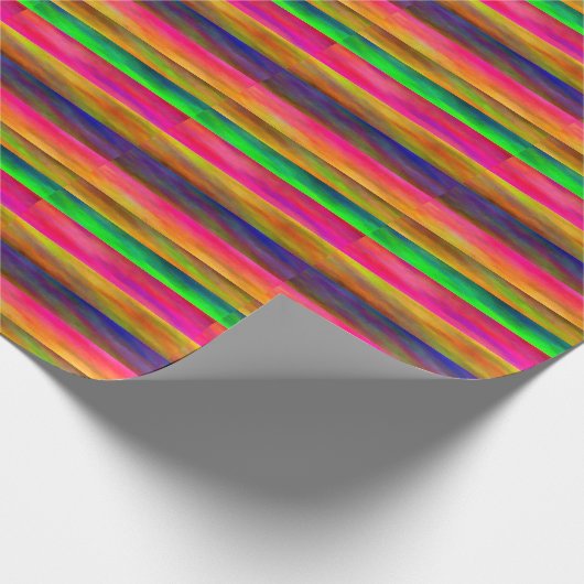 farbige Bänder Geschenkpapier (Ecke)