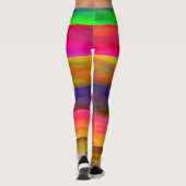 farbige Bänder Leggings (Rückseite)