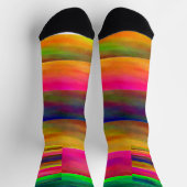 farbige Bänder Socken (Oben)