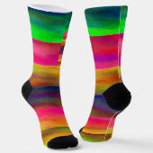 farbige Bänder Socken (Gewinkelt)