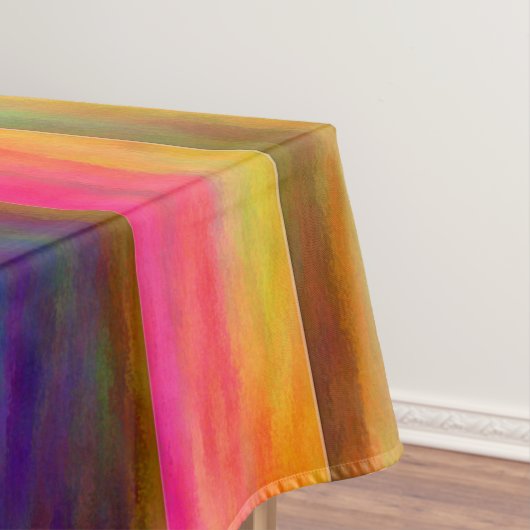 farbige Bänder Tischdecke (Beispiel)