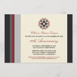 Farbige Bands Corporate Event Invitation (schwarz) Einladung