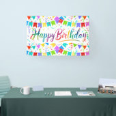 Farbige Banner Alles Gute zum Geburtstag  (Messe)