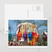 Farbige Banner Postkarte (Vorne/Hinten)