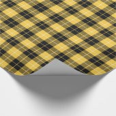 Farbige Barclay Kleidung Moderner Tartan Geschenkpapier (Ecke)