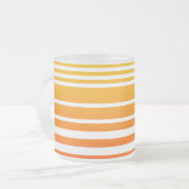Farbige Barcode-Mattierte Tasse (Vorderseite Links)
