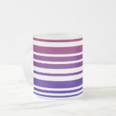 Farbige Barcode-Mattierte Tasse (Vorderseite Links)
