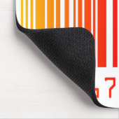 Farbige Barcode-Maus-Pad Mousepad (Ecke)