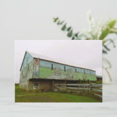 Farbige Barnflachkarte (Stehend Vorderseite)