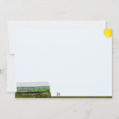 Farbige Barnflachkarte (Rückseite)