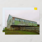 Farbige Barnflachkarte (Vorne/Hinten)