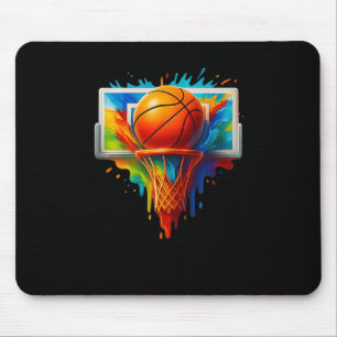 Farbige Basketball-Gefärbte Krawatte, Farbpalette Mousepad